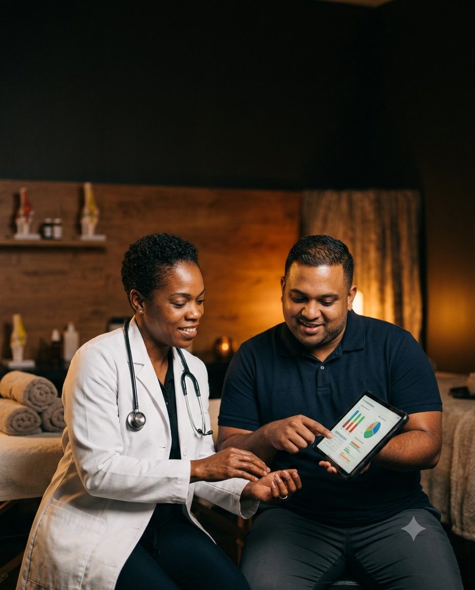 Doctor-led medical weight loss consultation at EBA